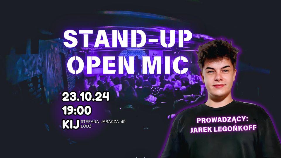 Wydarzenie: OPEN MIC w Klubie KIJ, Kiedy? 2024-10-23 19:00, Gdzie? Klub Kij (Łódź, ul. Jaracza 45)